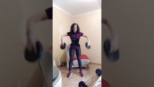 Тренировка на плечи - эффективно от  дряблости  рук!! ?♀️?♀️?♀️