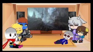 Реакция Undertale на самая лучшая вселеная по Undertale