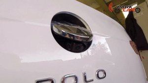 Камера заднего вида Volkswagen Polo 2020 лифтбэк в эмблему с электроприводом