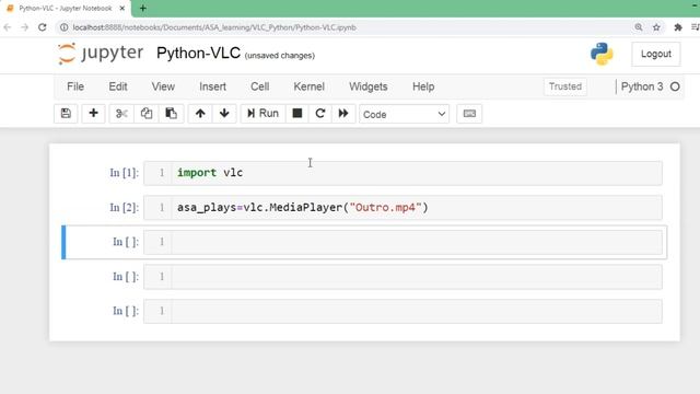 Play Media files using Python | VLC with Python | Explained In Minutes | ASA Learning