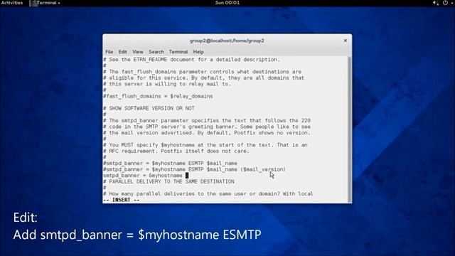 GROUP2: LINUX EMAIL SERVER (POSTFIX) смотреть онлайн