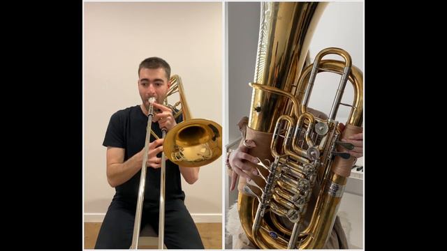 Ava Max - Who's Laughing Now - Double Brass (Trombone & Tuba Cover) смотреть онлайн