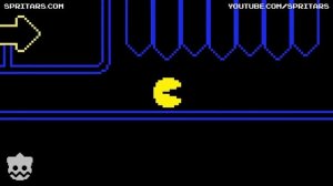 PAC-MAN Maze Mayhem Level 3 ? 8bit Pixel Cartoon (Spritars Animations)