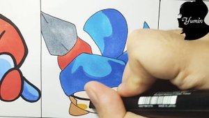 Drawing FNF Kirby Among Us MODS / Full Week
