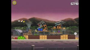 Angry Birds Rio Level 6 (9-6) Airfield Chase 3 Star Walkthrough