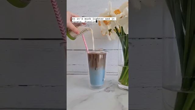 How To Make Dirty Blue Pea Flower Latte Recipe