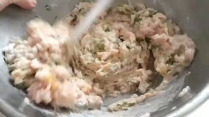 Мясной хлеб из куриного фарша.