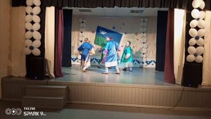 Хантыйский стилизованный танец "Переливы". Коллектив "Серебро Дождя" село Ванзеват