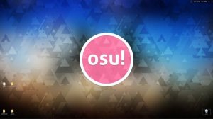 Couldn't resist putting the osu! logo on my desktop