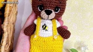 Амигуруми: схема Мини мишка Тимоша | Игрушки вязаные крючком
