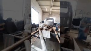 переделка с пассажирской газели на грузовую газель фермер 6ти местную. по заводу.