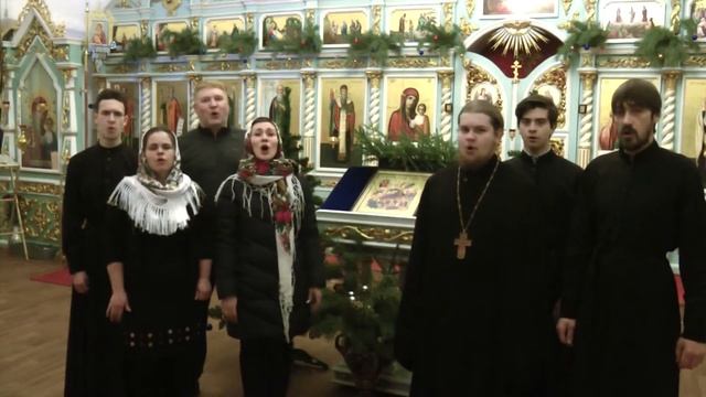 Рождественское поздравление молодёжи Ташинского благочиния смотреть онлайн