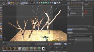 C4D Redshift - Surreal Night Forest Tutorial ft Baby Yoda & Vertigo Camera Move