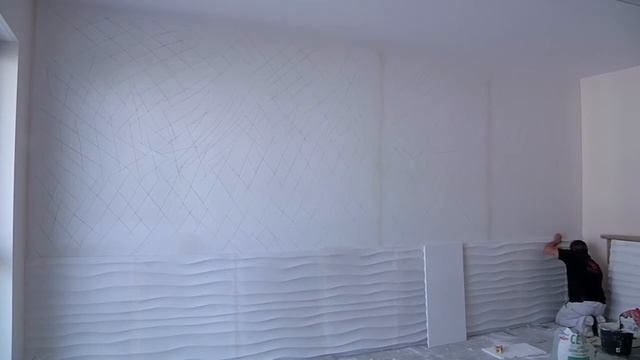 Монтаж 3Д панелей | Декоративные 3D гипсовые панели | Инструкция монтажа 3Д панелей своими руками