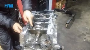 Запчасти и процесс сборки блока двигателя 2,7л. Додж, Крайслер