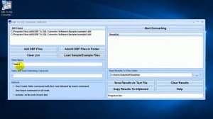 How To Use DBF To SQL Converter Software
