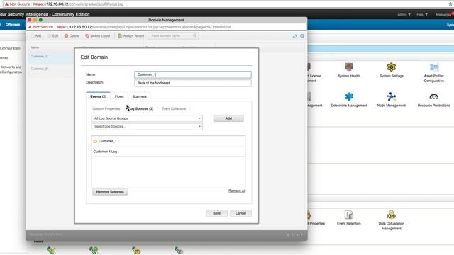QRadar Multi-tenancy, Domains and Log Source Groups смотреть онлайн