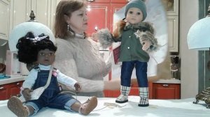 кукла Ханна с собачкой от Готц!!!! 1 ЧАСТЬ!