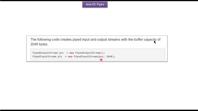 What is PipedInputStream and PipedOutputStream in Java?_Version 4 | Java IO | Java Tutorial