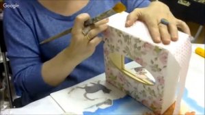 Работа с рисовой бумагой. Университет декупажа. Марина Жукова