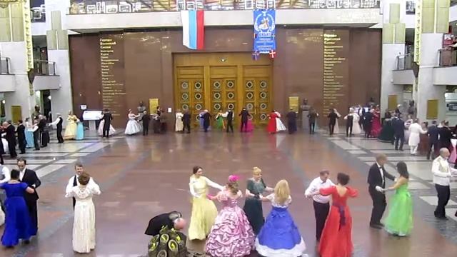 Осенний бал на Поклонной горе 1 декабря 2018 г. Берлинская полька смотреть онлайн