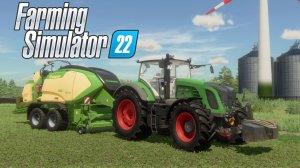 Farming Simulator 22 Прессование сена в тюки FENDT 936