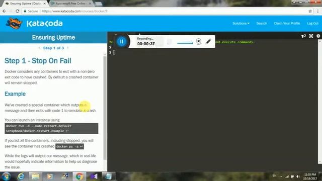 Learn Docker & Containers using Interactive Browser-Based Scenarios смотреть онлайн