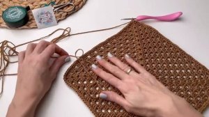 ТАКАЯ ОТ БРЕНДА 15000₽, вяжем за 1000₽ ? ПЛЯЖНАЯ МОДА 2023 ⛱ СУМКА КРЮЧКОМ ИЗ ДЖУТА, ШНУРА, РАФИИ