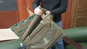 Распаковка посылки с сумкой Aquatic С-12 (с сидением для лодки) и поясом ПР-01 по заказу Fmagazin