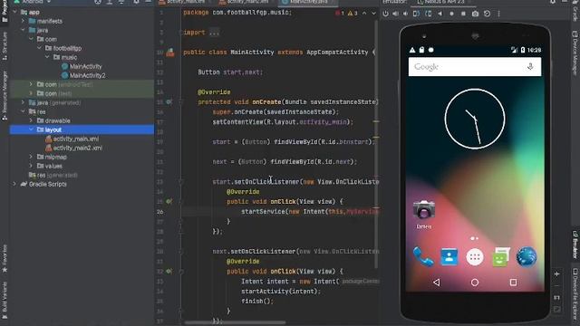 Create an Android application that plays an audio(song) in the background. Audio will not be stoppe смотреть онлайн