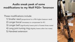 Tenoroon Modifications - Sneak Peek