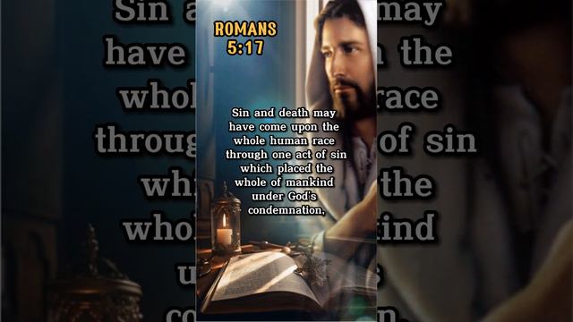 Romans 5:17 Inspiring Bible Verse #bible #gospel #bibleverse #gospelreflection #biblereading