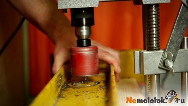 Сверлим швеллер корончатым сверлом Morse! смотреть онлайн