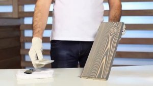 Цвет Стильный серый - покраска брашированного дерева в два слоя - Эксклюзиввуд.рф