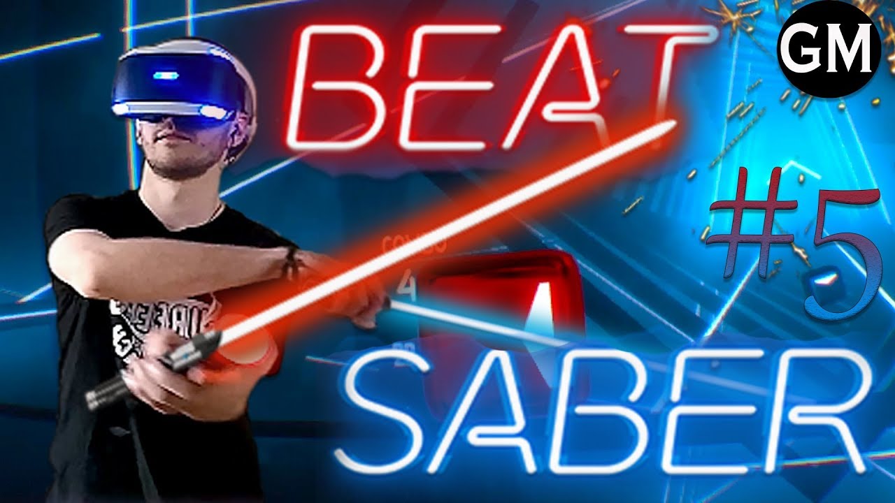 BEAT SABER / Челендж с мувами ) #5 (прохождение Бэт Сабер)