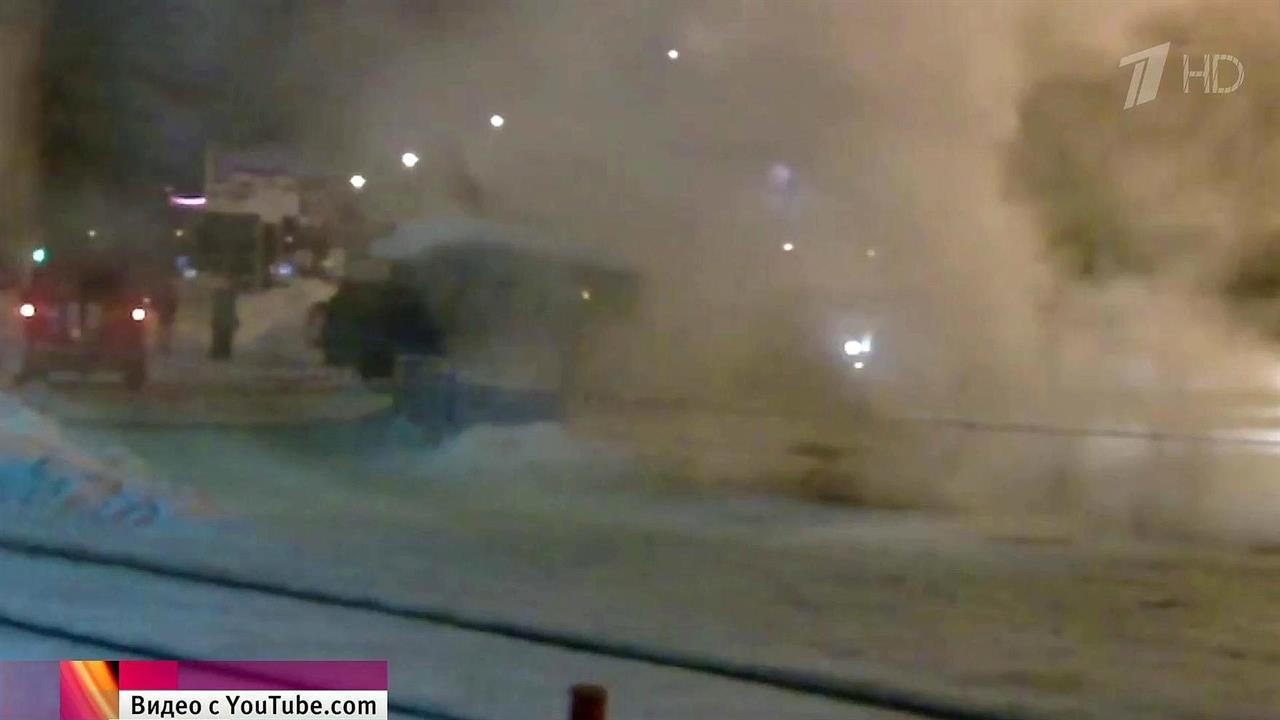 В Ижевске всю ночь ликвидировали крупную аварию на теплотрассе