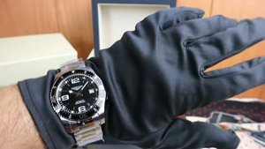 Longines Hydro Conquest 41 mm Blask Dial Ref. L3.742.4.56.6