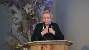 Церковь АСД 04.02.2023 г. Проповедь Лидия Нейкурс.