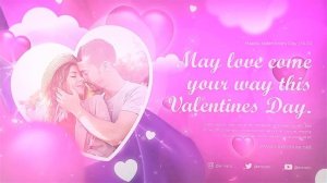 День Валентина слайд-шоу Videohive Happy Valentines Day Pink #Slideshow