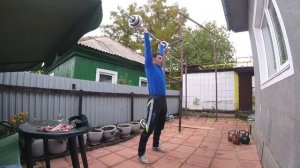 Трастеры с гирями и штангой 40 кг