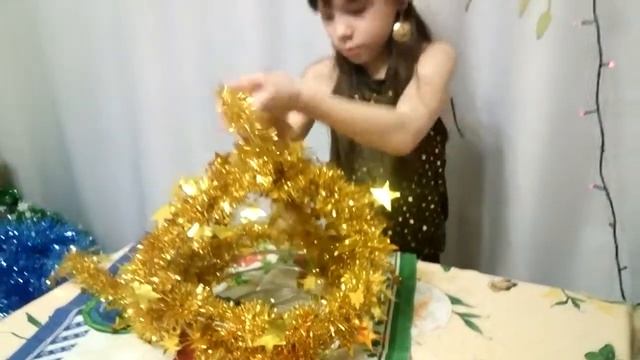 Как украсить корзинку к новому году.МАСТЕР-КЛАСС смотреть онлайн