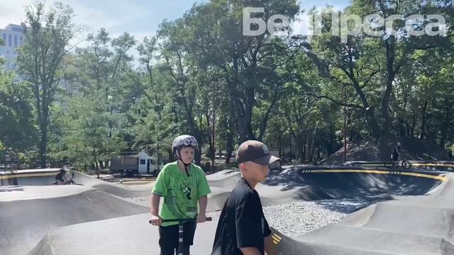 В парке Ленина в Белгороде построили скейт-парк и памп-трек