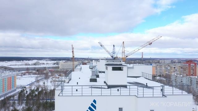 Корабли l Ход строительства. Февраль 2019 l Группа компаний "Жилстрой-НН" смотреть онлайн