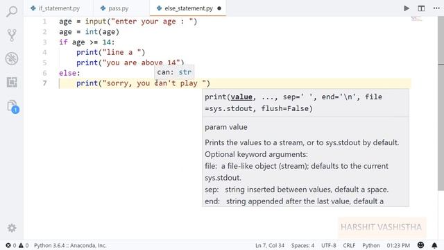If-else statement : Python tutorial 41