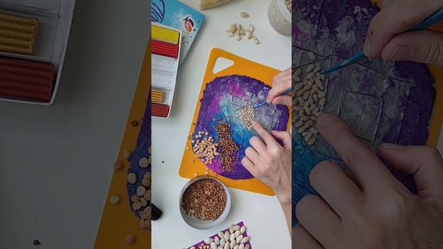 Картина из природных материалов смотреть онлайн