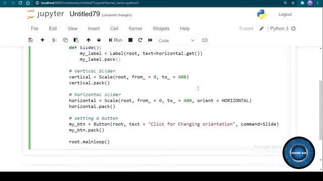 Tkinter #10 | SLIDERS IN PYTHON | EASY EXPLAINATION IN HINDI | #PythonMadeEasy