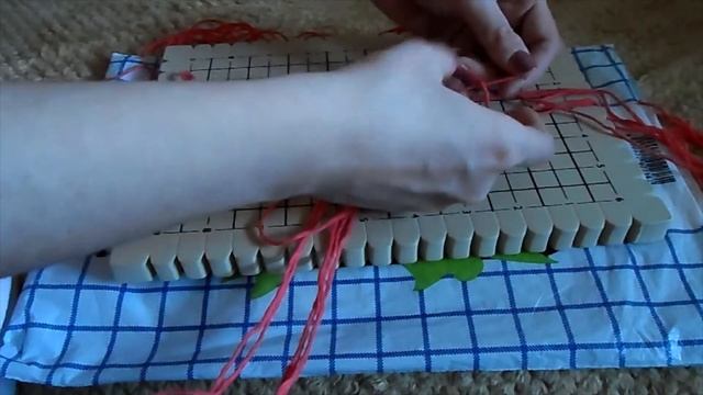 Плетение салфетки// Macrame Tablecloth//