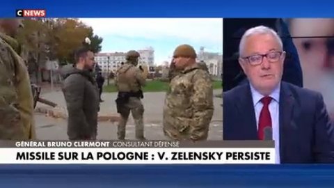 Французский генерал назвал действия Зеленского после удара по Польше неуклюжими