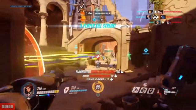 Overwatch Brigitte Gameplay | Trying to Find My Main Healer | Quickplay