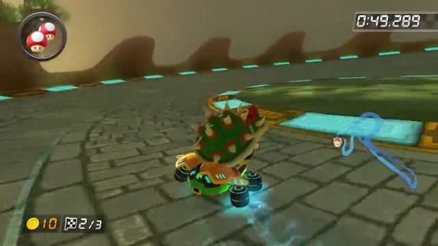 Mario Kart 8 - Dragon Driftway - 1:42.979 (World Record) смотреть онлайн